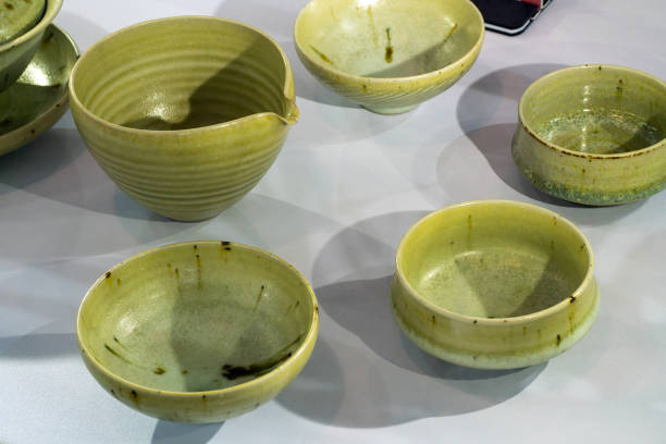 Porcelain on the dining table: tea cup